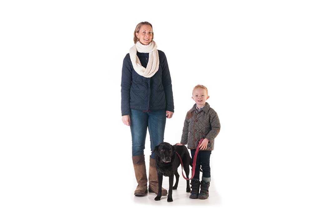 Family Portrait Photo Shoot with a dog in west sussex 