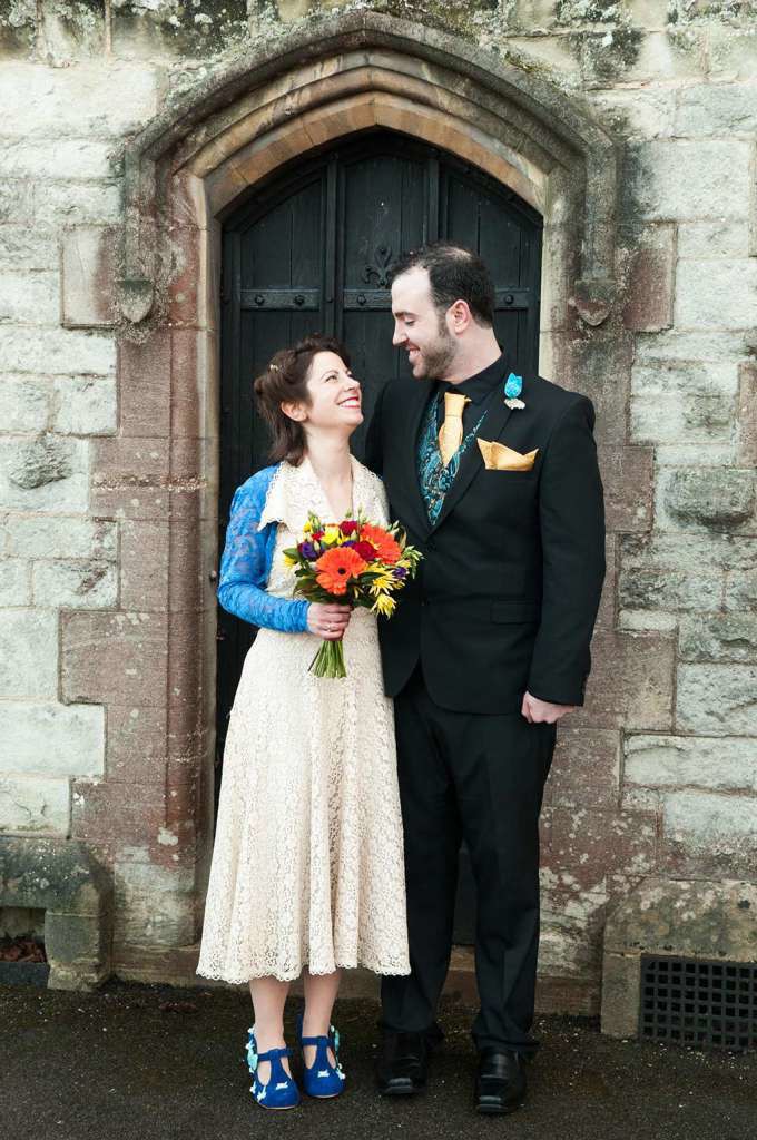 Jo and Sean in doorway