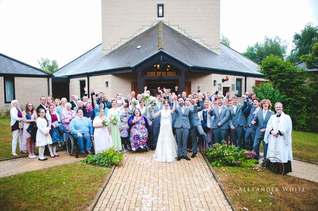Wedding Photographer in Horsham shooting a wedding at StMarks church in West Sussex (4)