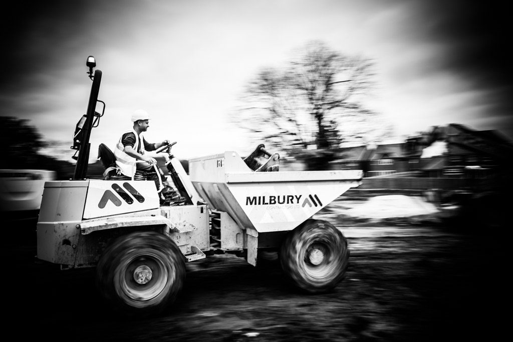 Commercial photos taken for Milbury construction company