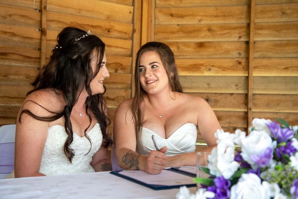 Same sex wedding photography images