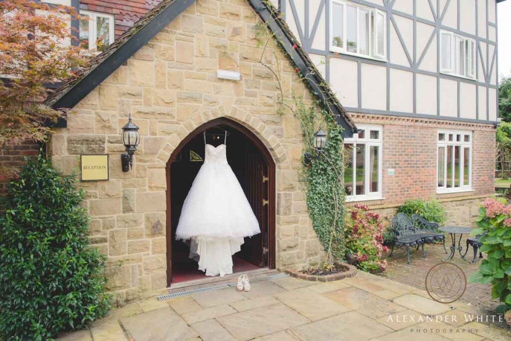 Wedding dress at the ravenswood hotel