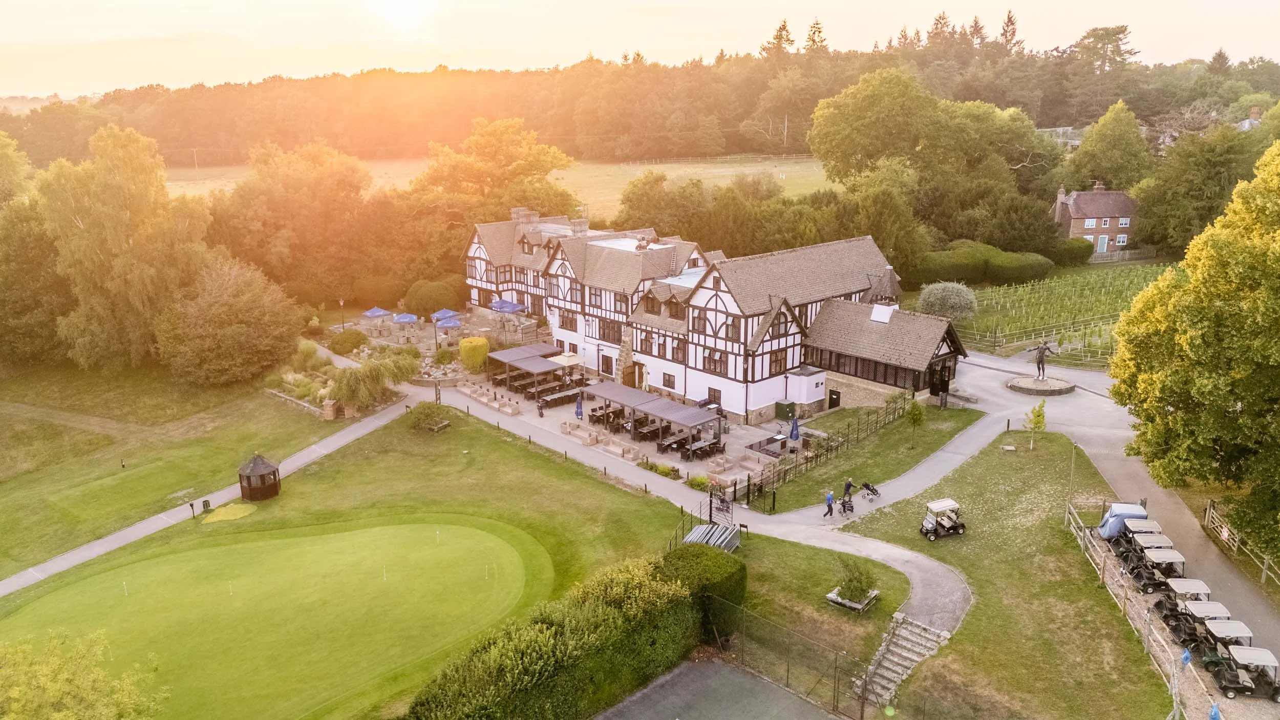 Leonardslee wine estate Main house wedding venue photo